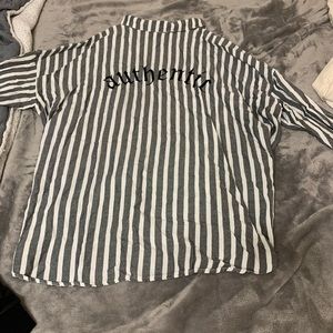 “Authentic” button up